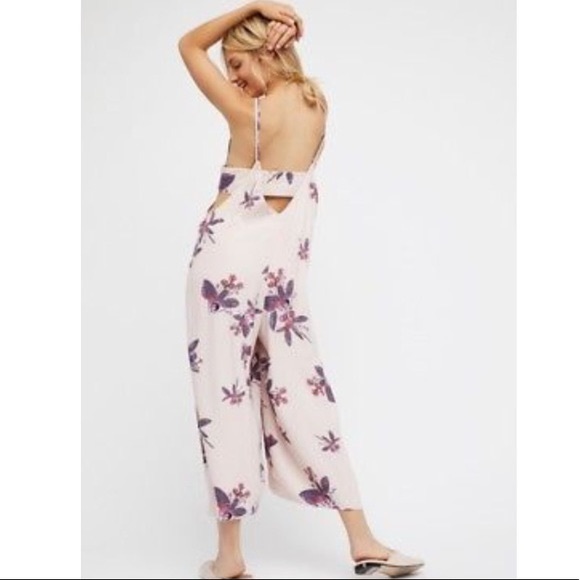 Free People Floral Jumpsuit - Size Small - Picture 2 of 7